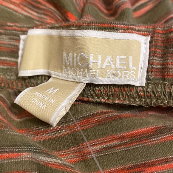 NWT Michael Kors pink and green Patterned Maxi Skirt - Picture 2 of 4